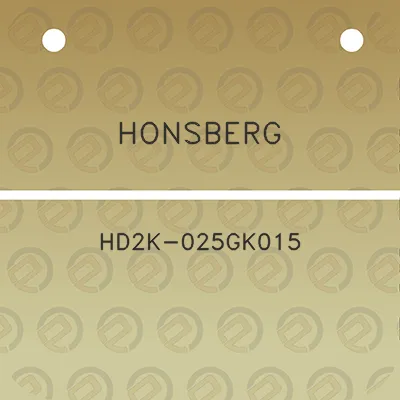 honsberg-hd2k-025gk015