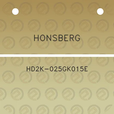 honsberg-hd2k-025gk015e