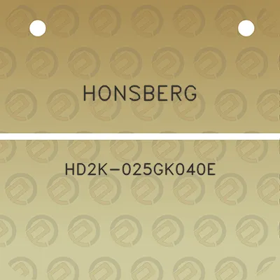 honsberg-hd2k-025gk040e