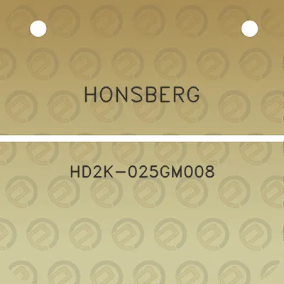 honsberg-hd2k-025gm008