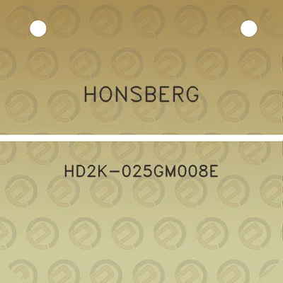 honsberg-hd2k-025gm008e