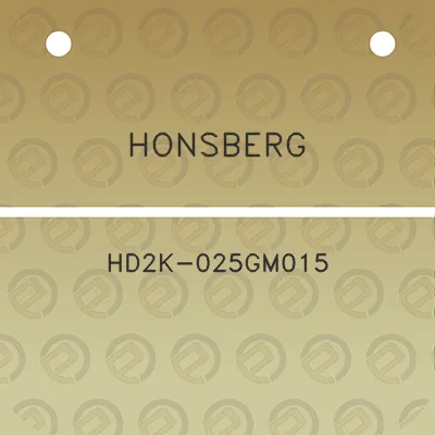 honsberg-hd2k-025gm015