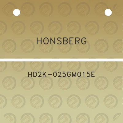 honsberg-hd2k-025gm015e