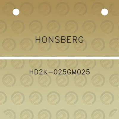 honsberg-hd2k-025gm025