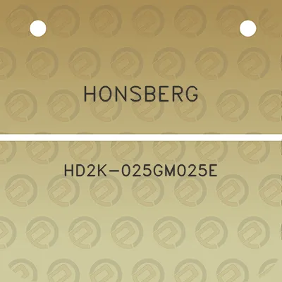 honsberg-hd2k-025gm025e