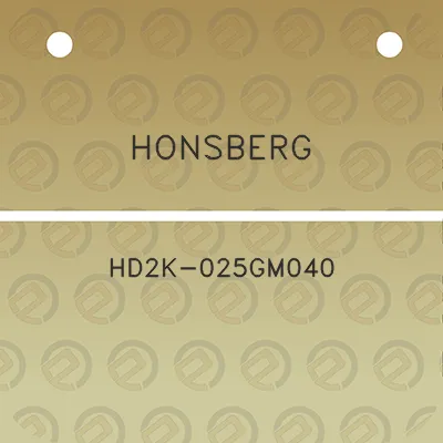 honsberg-hd2k-025gm040