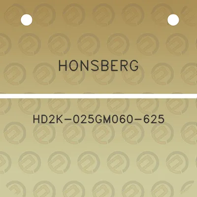 honsberg-hd2k-025gm060-625