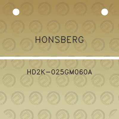 honsberg-hd2k-025gm060a