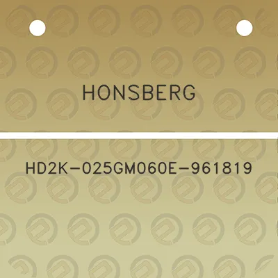 honsberg-hd2k-025gm060e-961819