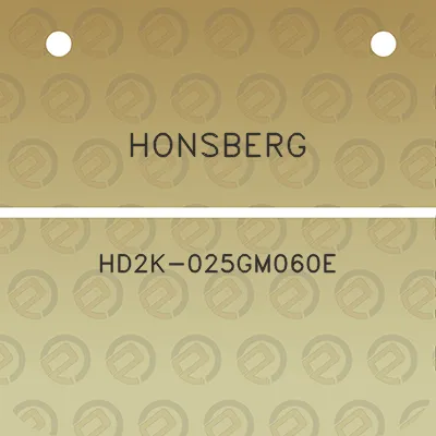 honsberg-hd2k-025gm060e