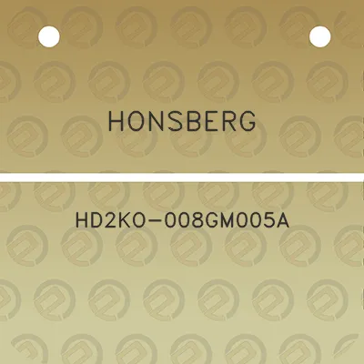 honsberg-hd2ko-008gm005a