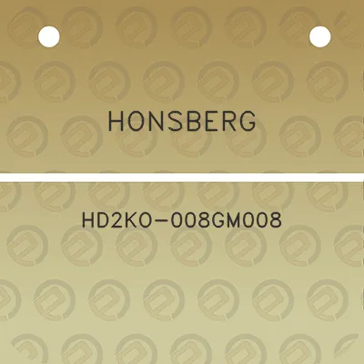 honsberg-hd2ko-008gm008