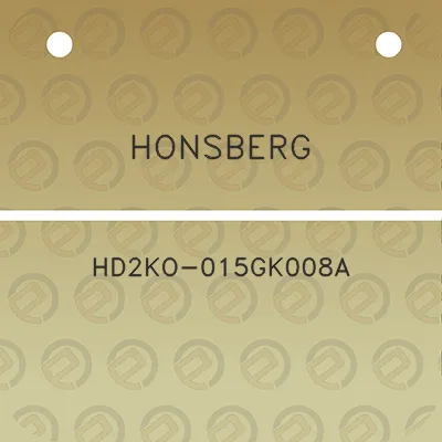 honsberg-hd2ko-015gk008a