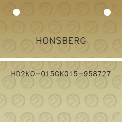 honsberg-hd2ko-015gk015-958727