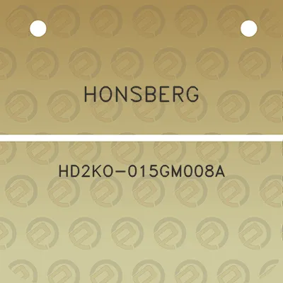 honsberg-hd2ko-015gm008a