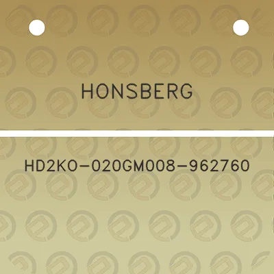 honsberg-hd2ko-020gm008-962760