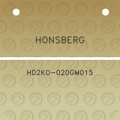 honsberg-hd2ko-020gm015