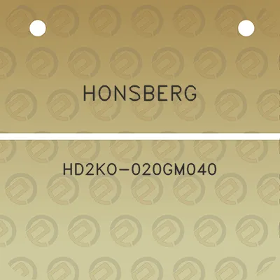 honsberg-hd2ko-020gm040