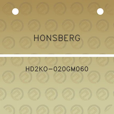 honsberg-hd2ko-020gm060