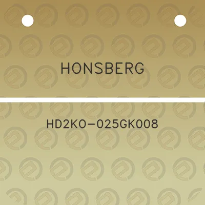 honsberg-hd2ko-025gk008