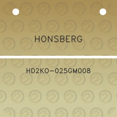 honsberg-hd2ko-025gm008