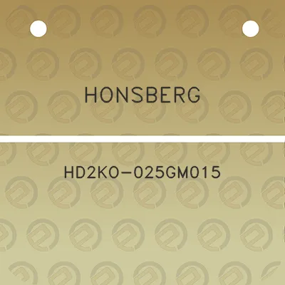 honsberg-hd2ko-025gm015