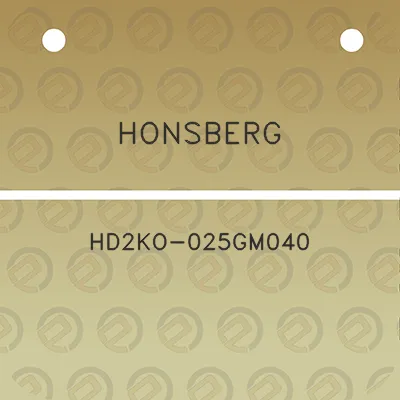 honsberg-hd2ko-025gm040