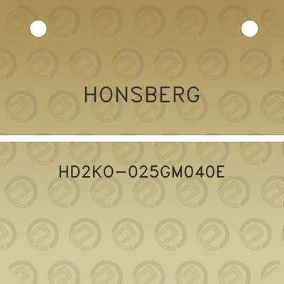 honsberg-hd2ko-025gm040e