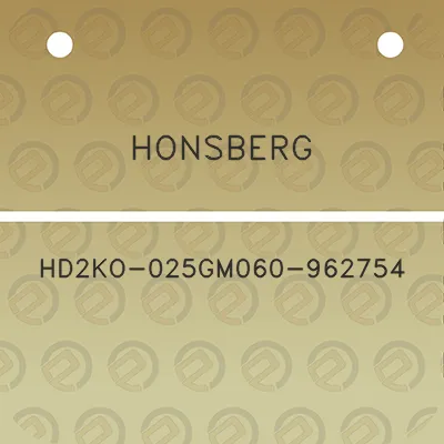 honsberg-hd2ko-025gm060-962754