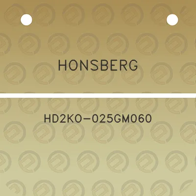 honsberg-hd2ko-025gm060