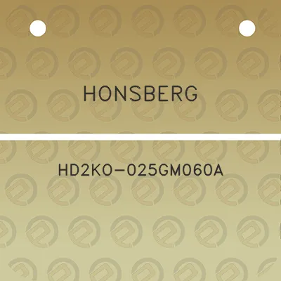 honsberg-hd2ko-025gm060a