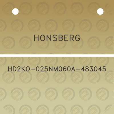 honsberg-hd2ko-025nm060a-483045