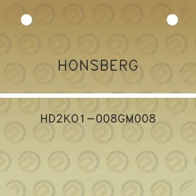 honsberg-hd2ko1-008gm008