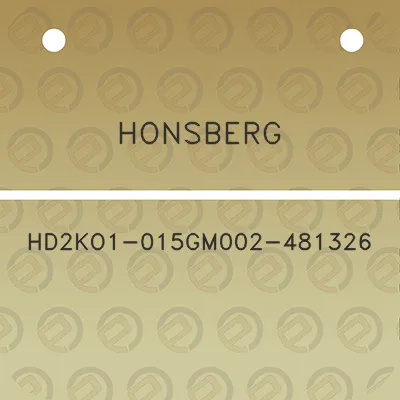 honsberg-hd2ko1-015gm002-481326