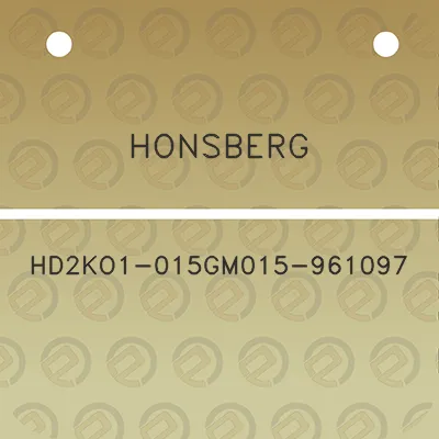 honsberg-hd2ko1-015gm015-961097