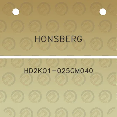 honsberg-hd2ko1-025gm040