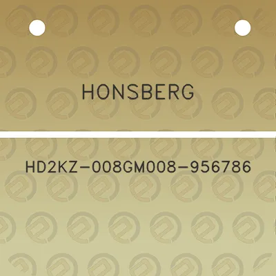 honsberg-hd2kz-008gm008-956786