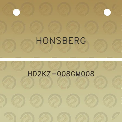 honsberg-hd2kz-008gm008