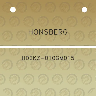 honsberg-hd2kz-010gm015