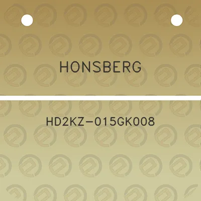 honsberg-hd2kz-015gk008