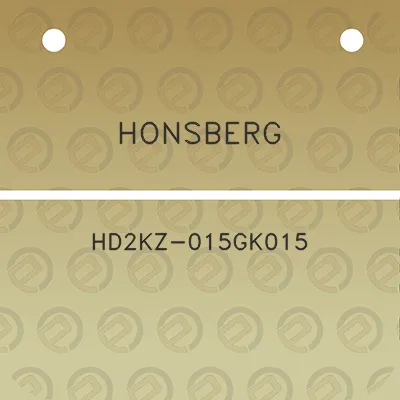 honsberg-hd2kz-015gk015