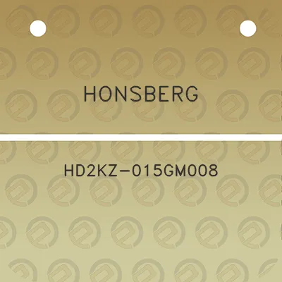 honsberg-hd2kz-015gm008