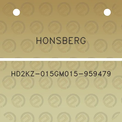 honsberg-hd2kz-015gm015-959479