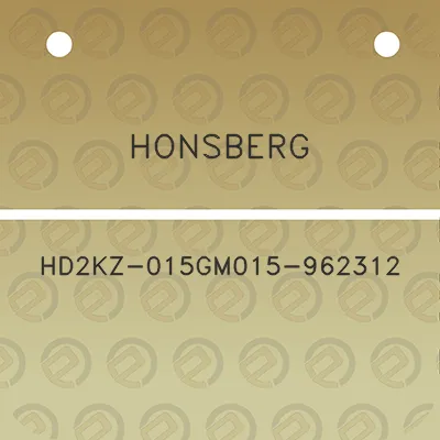 honsberg-hd2kz-015gm015-962312