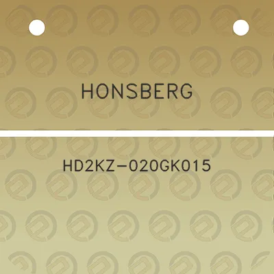 honsberg-hd2kz-020gk015