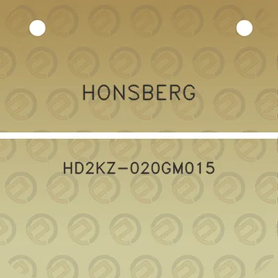 honsberg-hd2kz-020gm015