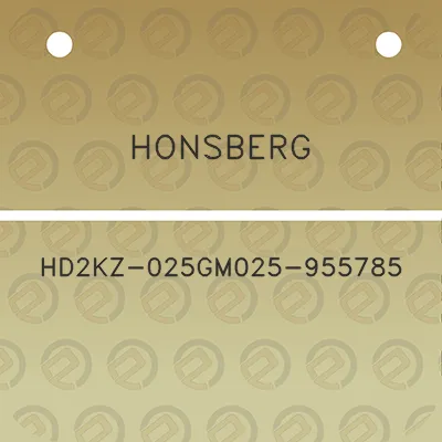 honsberg-hd2kz-025gm025-955785