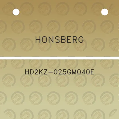 honsberg-hd2kz-025gm040e