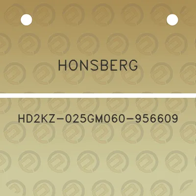 honsberg-hd2kz-025gm060-956609