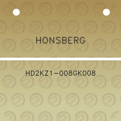 honsberg-hd2kz1-008gk008